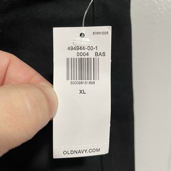 Old Navy Womens Pixie Super Wide Leg Pants Size XL Black Jack High Rise Pull On - Picture 4 of 8